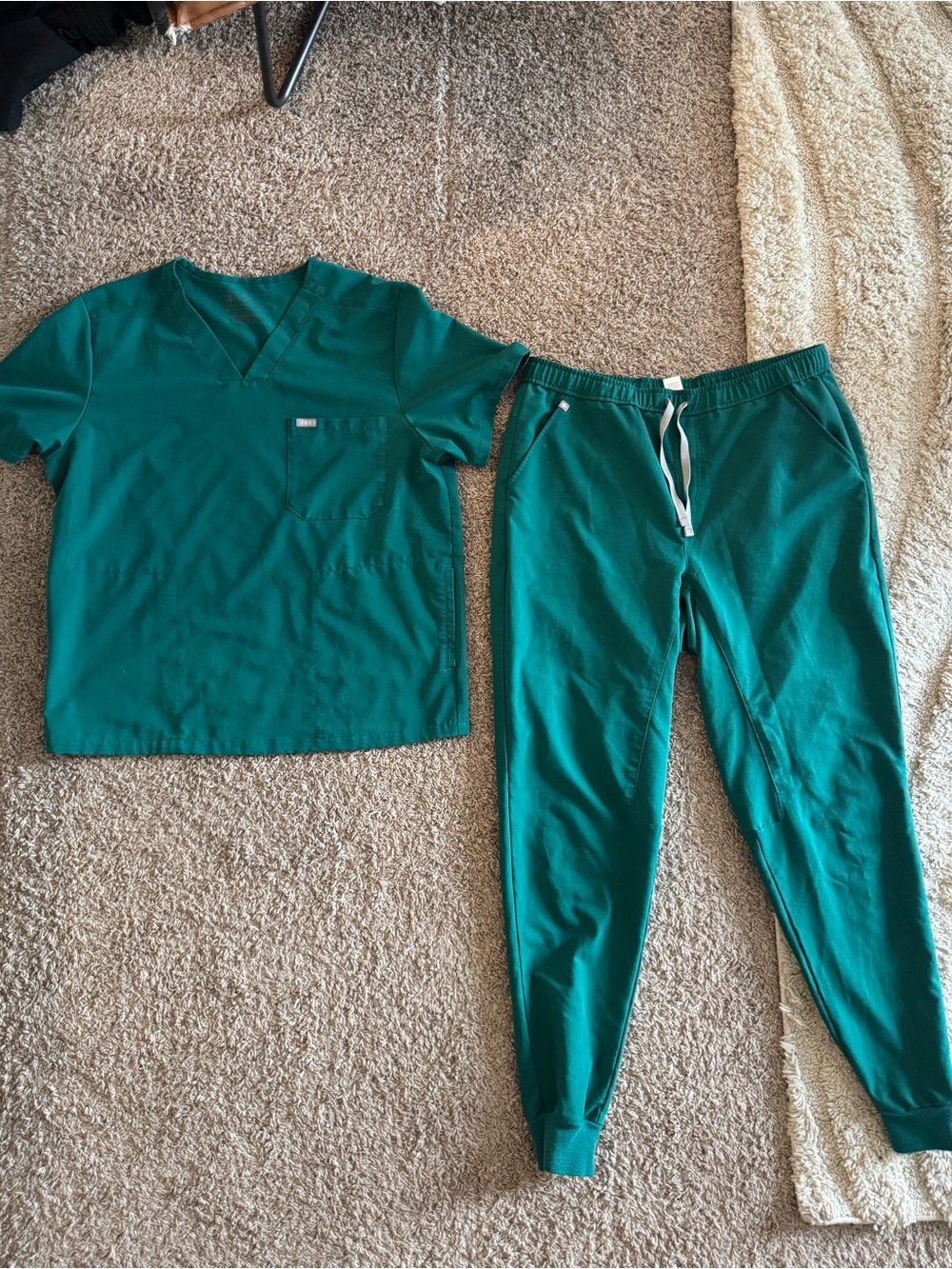 Figs Scrubs Set limited edition Emerald Green XLT